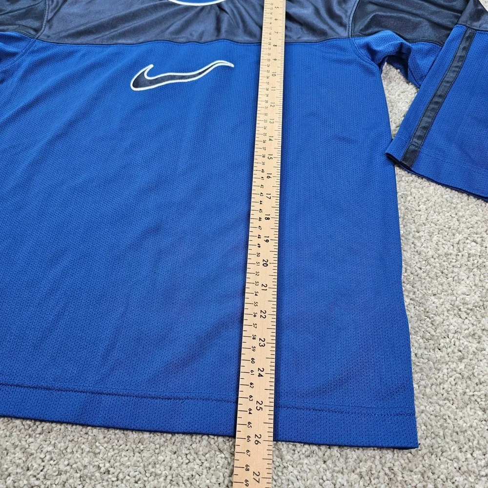 Vintage Nike Youth Long‎ Sleeve Jersey Blue Swoosh Embroidered Cowboys Colts NFL